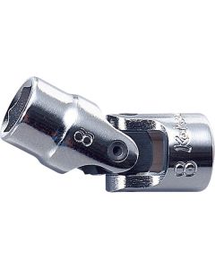 KKN2440M-10 image(0) - Ko-ken USA 2440M-10 1/4 Sq. Dr. Universal Socket 10mm 6 point Length 35mm