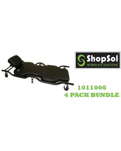 ShopSol ShopSol Wide Body, Heavy Duty Creeper (LDS1010903) 4-pack Bundle