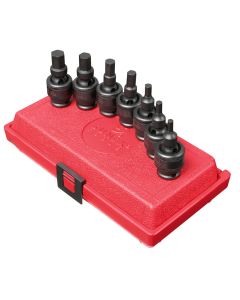SUNEX 7PC SAE UNI HEX SOC SET
