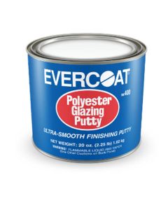 FIB400 image(0) - Fibre glass Evercoat 100400 Polyester Glazing Putty, 2.25 lb Can, White, Paste