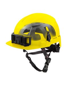 MLW48-73-1367 image(0) - Milwaukee Tool BOLT Yellow Front Brim Safety Helmet with IMPACT ARMOR Liner (USA) - Type 2, Class E