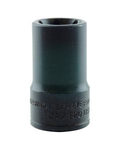 KTI22689 image(1) - K Tool International E20 x 1/2 in. Drive External Torx Alloy Steel Sock