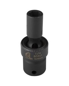 SUN808U image(2) - SUNEX SOC 1/4 1/4D IMP UNIV 6PT BLK
