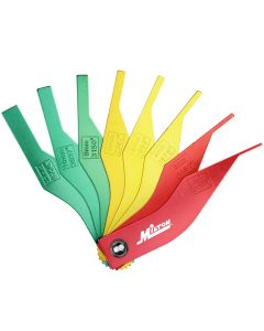 MIL942 image(1) - Milton Industries Color Coded Manual Brake Lining Gauge