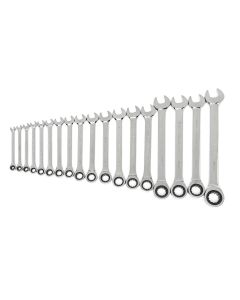 KDT85890-02 image(0) - GearWrench 18 Piece 72-Tooth 12 Point Ratcheting Combination Metric Wrench Set
