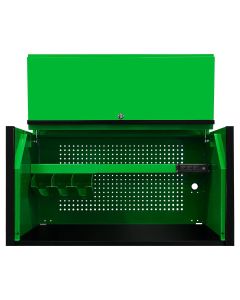 EXTDX412501HCGNBK image(0) - Extreme Tools DX Series 41in W X 25in D Extreme Power Workstation Hutch Green with Black Handle