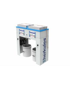 HERG375 image(0) - Herkules Equipment G375 - Automatic 4 Gun, 4 Cup Paint Gun Washer w/ Flow-Through Brush