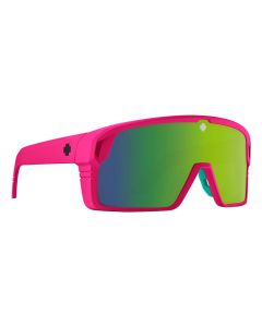 SPY OPTIC INC Monolith Matte Neon Pink - Happy Bronze Light Green Spectra MirrorD285Monolith Matte Neon Pink - Happy Bronze Light Green Spectra Mirror