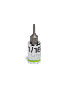 GETGEASSH116RPT image(0) - Grip Edge Tools 1/16" 1/4" Dr Short RPT Hex Bit Socket