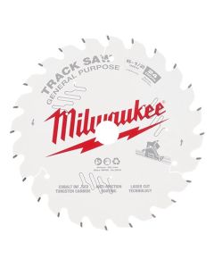 MLW48-40-0624 image(0) - Milwaukee Tool Milwaukee&reg; 6-1/2 Inch 24T General Purpose Track Saw Blade