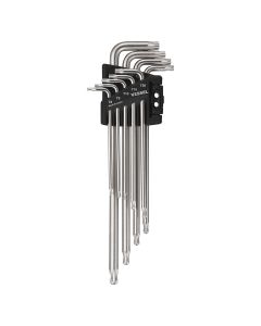 VES8509BTXU image(1) - Vessel Tools Ball End TORX L-Key Wrench 9PC. Set No.8509BTXU