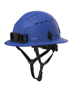 MLW48-73-1654 image(1) - Milwaukee Tool BOLT Blue Full Brim Vented Safety Helmet &hyphen; Type 2, Class C
