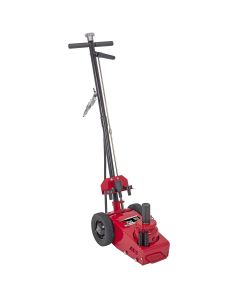 INT565F image(0) - American Forge & Foundry Axle Jack - 22 Ton Capacity - Air/Hydraulic - Spring Return - w/ 3 pc Ext Kit & 2 pc Handle