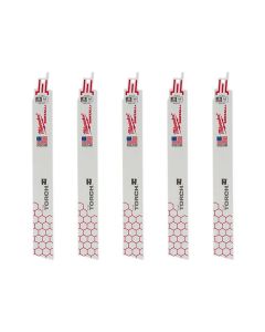 MLW48-00-5787 image(0) - Milwaukee Tool 9" 14 TPI The Torch SAWZALL Blades (5 Pk)