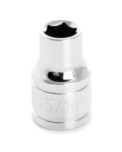 WLMW38010 image(0) - Wilmar Corp. / Performance Tool 3/8" Drive 5/16" 6pt Socket