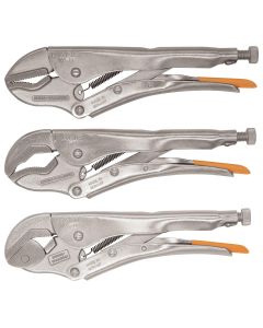 KASLNG902 image(0) - Lang Tools (Kastar) 3pc 10" Locking Pliers Set
