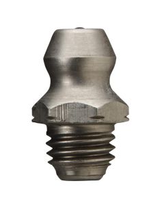 Alemite Non-Corrosive Fitting, Straight, 1/4"-29 Taper