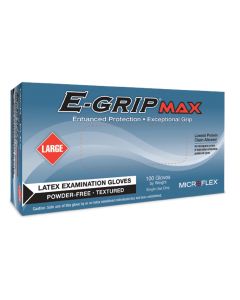 Microflex E-GRIPMAX PF LATEX EXAM GLOVES BOX/100 SMALL