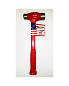 TRUTC36BP image(0) - Trusty Cook Inc. 36 oz Ball Peen Dead Blow Hammer - Model TC36BP - Red