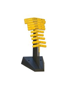 BND13190 image(1) - Bondhus Corp. BALLEND T-HANDLE SET W/STAND SIZES 3/32-3/8"