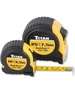 TIT10903 image(1) - TITAN TAPE MEASURE SET 2-PC DUAL-RULE ST