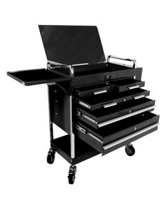 SUN8045BK image(1) - SUNEX HD 5-Drawer Service Cart, Black