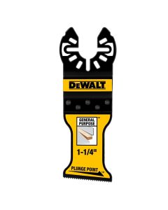 DWTDWA4258B image(0) - DEWALT OSC 1 1/4" PLUNGEPOINT General Purpose Blade 10PK