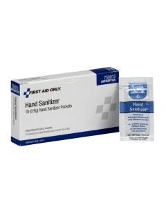 FAO750013 image(0) - First Aid Only Hand Sanitizer Packets 10/box