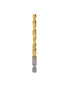 MLW48-89-4611 image(1) - Milwaukee Tool 7/32" SHOCKWAVE RED HELIX Titanium Drill Bit