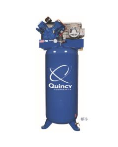 QAC2020040726 image(0) - Quincy Compressors 7.5 HP 80 Gallon Two-Stage Vertical 230V 1PH Air Compressor - Model 471CS80VCBM