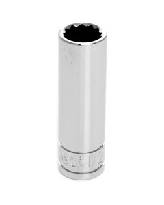 WLMW38616 image(0) - Wilmar Corp. / Performance Tool 3/8'' Dr 12pt Deep Socket 1/2"