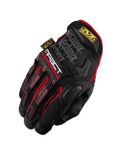 MECMPT-52-009 image(0) - Mechanix Wear MED Mpact Glove D30 HI IMP BLK/RED