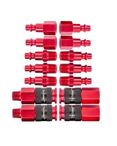 TRF13-211R image(0) - Plews Edelmann 1/4" Red Coupler Kit