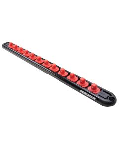 JSP60732 image(0) - J S Products (steelman) 1/4-Inch Drive 12-Piece Aluminum Socket Storage Rail