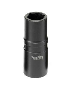 GRE2392D image(0) - Grey Pneumatic 1/2" Drive x 19mm & 21mm Thin-Wall Flip Socket