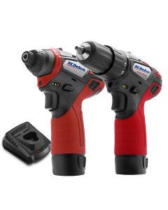 ACDARI12105-K5 image(0) - ACDelco ACDelco ARI12105-K5 G12 Series 12V Cordless Li-ion 3/8" 2-Speed Drill Driver & �"? Impact Driver Combo Tool Kit with 2 Batteries