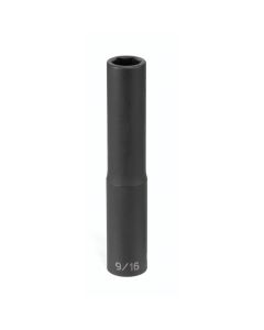 GRE2044XD image(0) - Grey Pneumatic 1/2" Drive x 1-3/8" Extra-Deep Socket