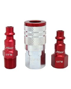 Milton Industries Kit, 3pc ColorFit M Style 1/4-inch