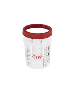 CTWHC-400 image(0) - CTW International HC-400 400Ml Hard Cup & Collar for the CTW Disposable Paint Cup System