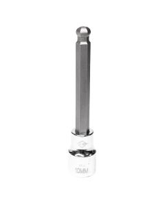Mayhew Mayhew 10 M Metric Ball Hex Medium Insert Socket Bit, 1/2-Inch Drive