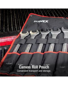 SUN9707A image(1) - SUNEX 7 Piece SAE Raised Panel Jumbo Combination Wrench Set