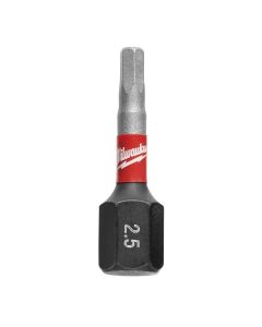 Milwaukee Tool SHOCKWAVE Impact Hex 2.5MM Insert Bits (Bulk 25)