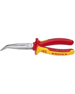 KNIPEX ANGLED LONG NOSE PLIERS W/CTR.-1,000V INSLTD