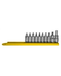 10PC SAE Hex Socket Bit Set