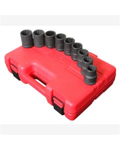 SUN4687 image(0) - SUNEX THIN WALL SOCKET 9 PC SET