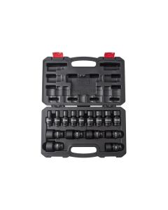 SUN2856 image(1) - SUNEX 15 PC 1/2" DR 12 PT SAE UNIVERSAL IMPACT SOCKET