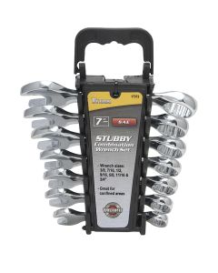 TIT17373 image(1) - TITAN 7-PC SAE STUBBY COMBINATION WRENCH S