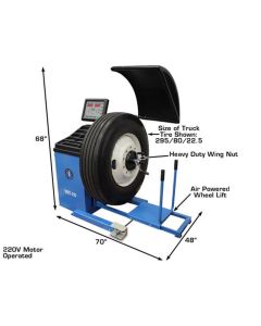 ATEATWBT-210 image(2) - Atlas Automotive Equipment WBT-210 Heavy Duty Truck Wheel Balancer (Will Call)