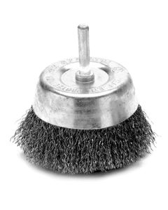 WLMW1213 image(0) - Wilmar Corp. / Performance Tool 3" Cup Wire Brush - Fine