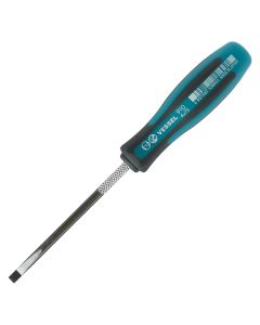 VES910S475 image(0) - Vessel Tools No.910 MEGADORA Thin Shank Screwdriver 4x75
